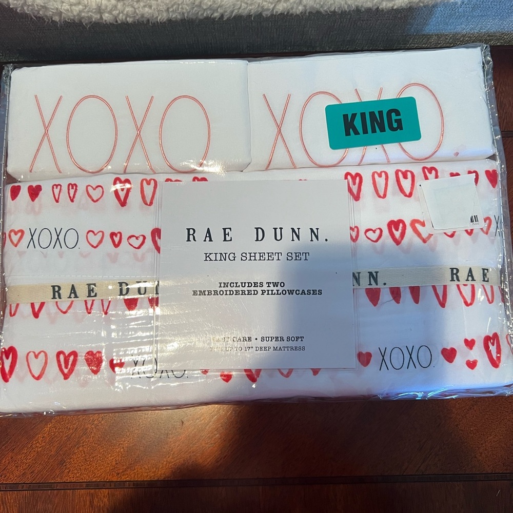 Rae Dunn Valentines Day Sheets